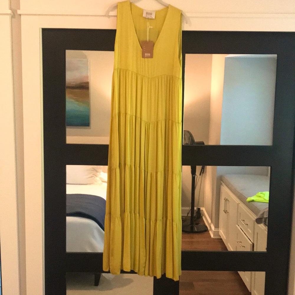 Brand Bazar Yellow Maxi Dress M